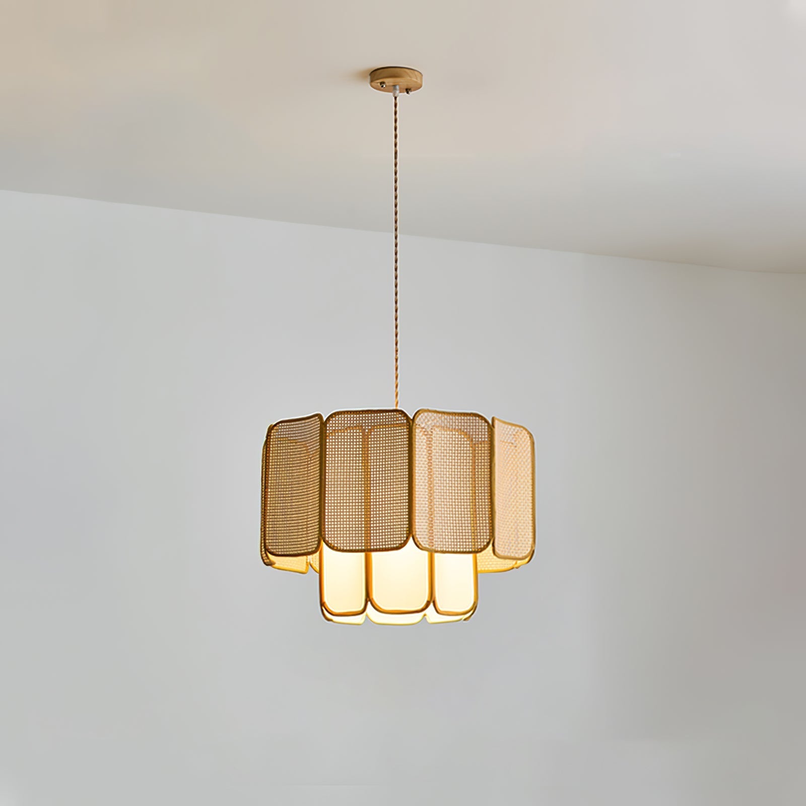 Cane Vintage Fabric Pendant Lamp - Letslighting