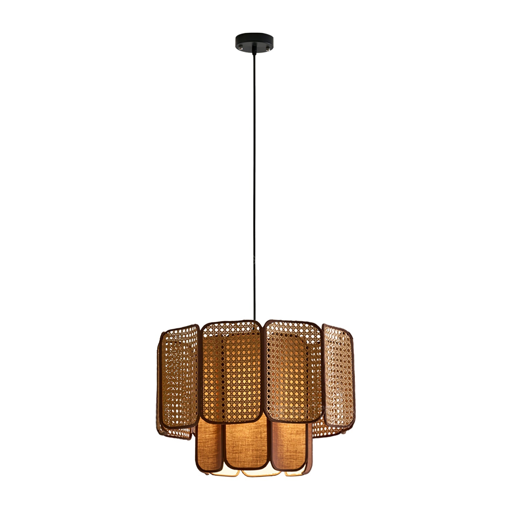 Cane Vintage Fabric Pendant Lamp - Letslighting