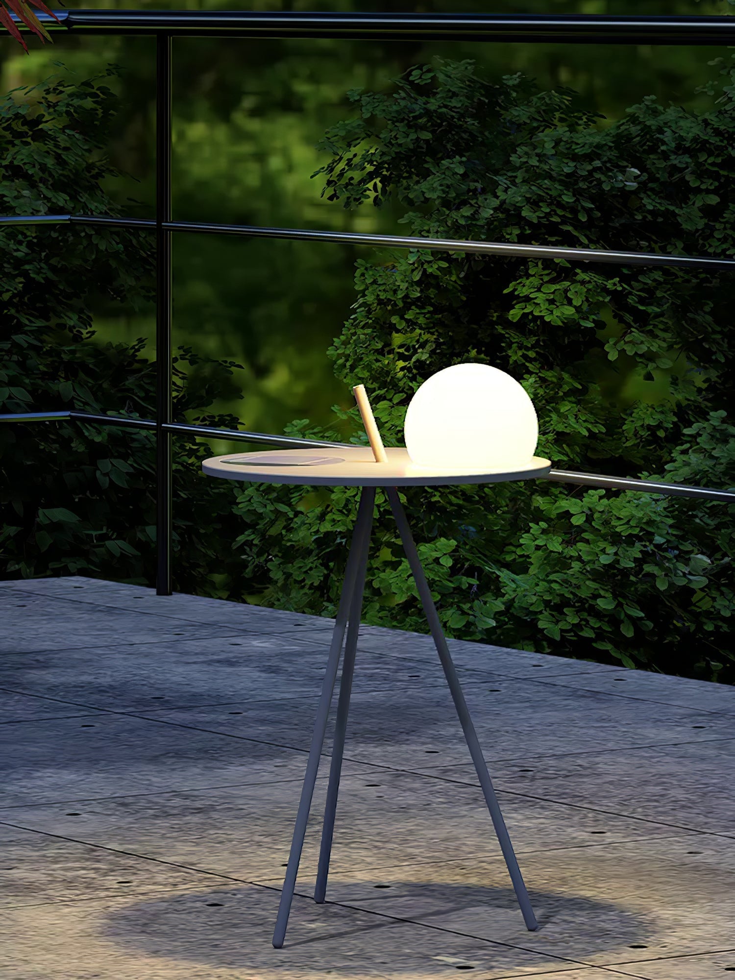 Ray Solar Tripod Outdoor Table Floor Lamp - Letslighting