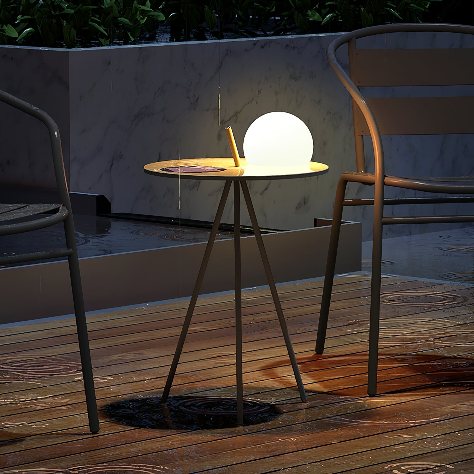 Ray Solar Tripod Outdoor Table Floor Lamp - Letslighting