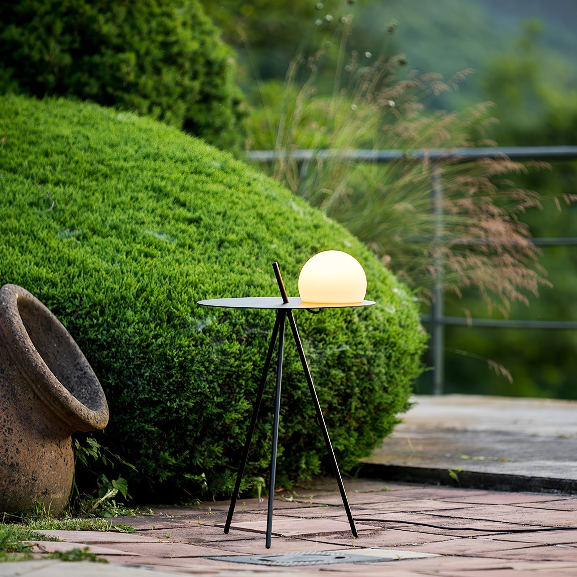 Ray Solar Tripod Outdoor Table Floor Lamp - Letslighting