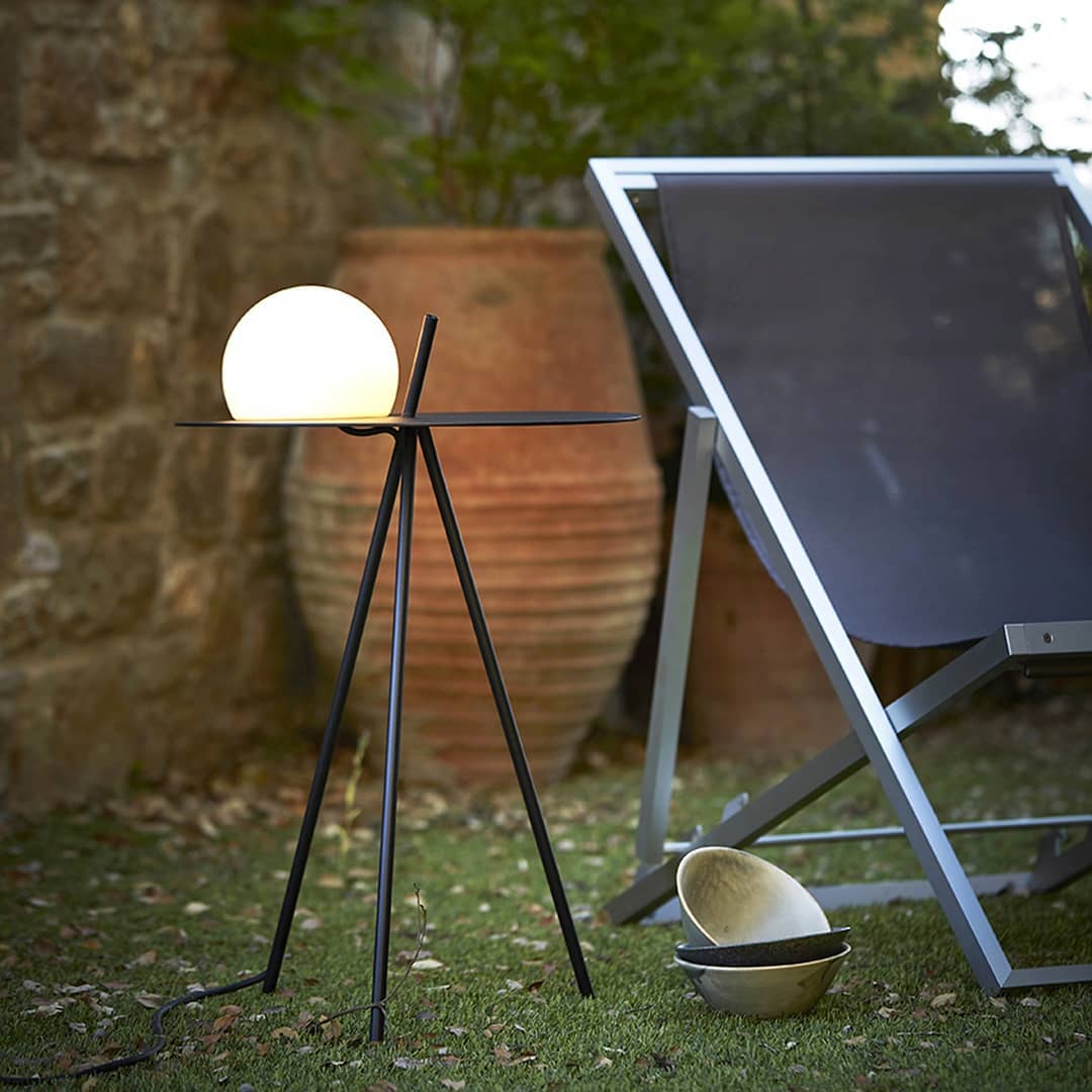 Ray Solar Tripod Outdoor Table Floor Lamp - Letslighting