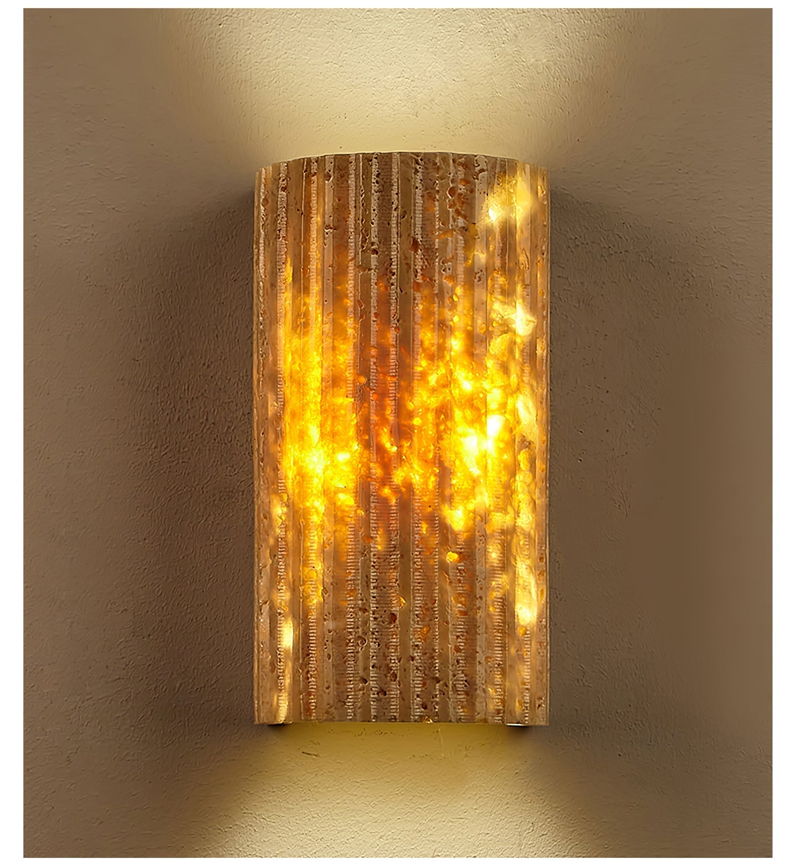 Sysilion Travertine Wall Light