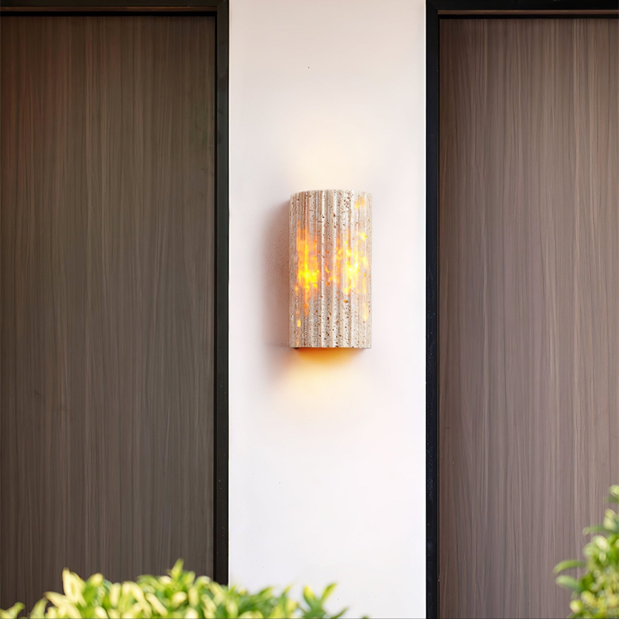 Sysilion Travertine Wall Light