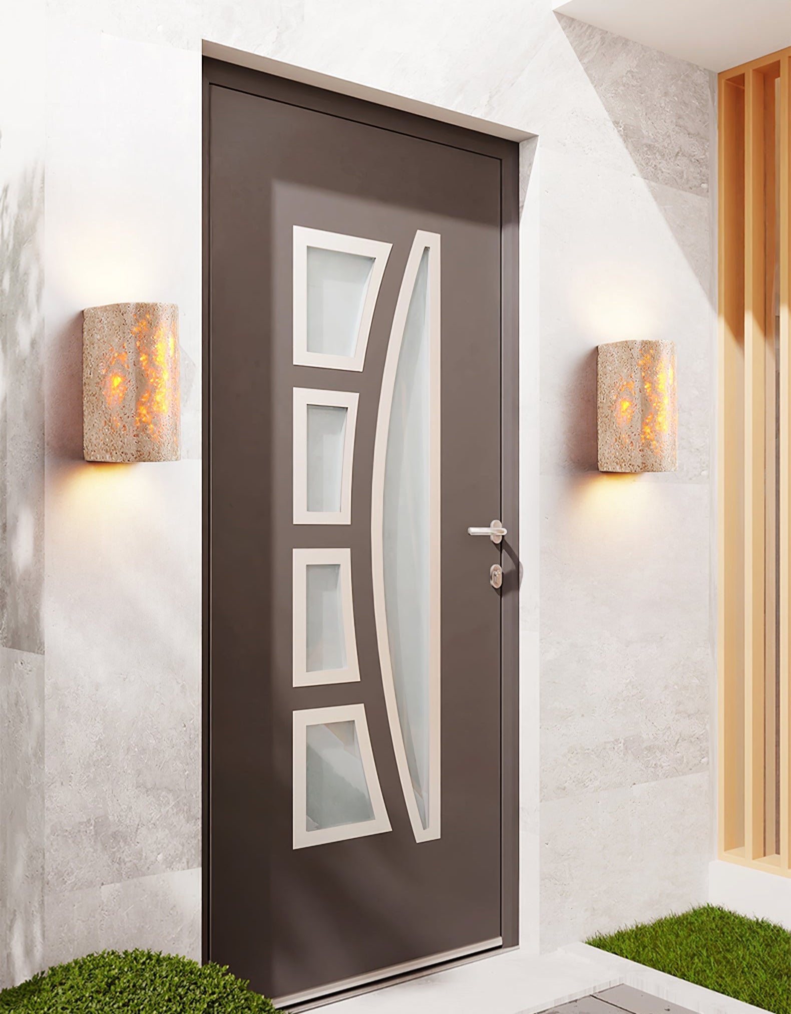 Sysilion Travertine Wall Light