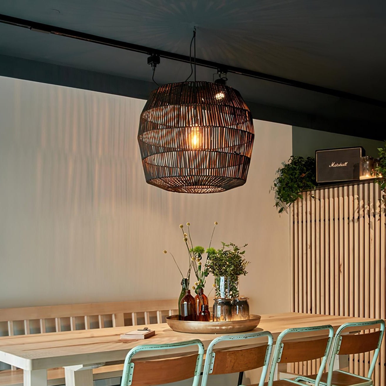 Cucarel Rattan Pendant Light - Letslighting