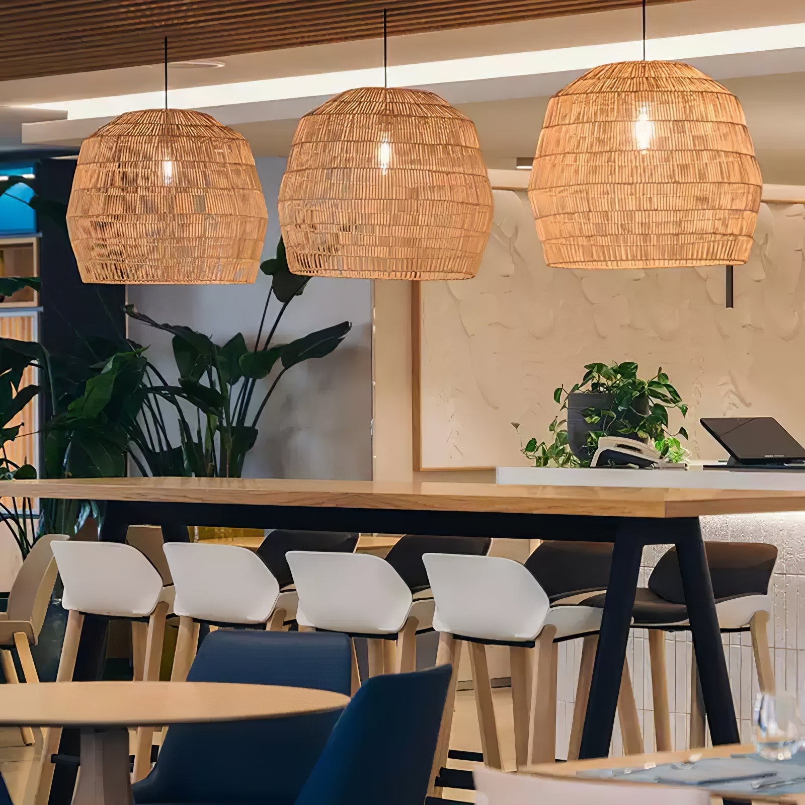 Cucarel Rattan Pendant Light - Letslighting