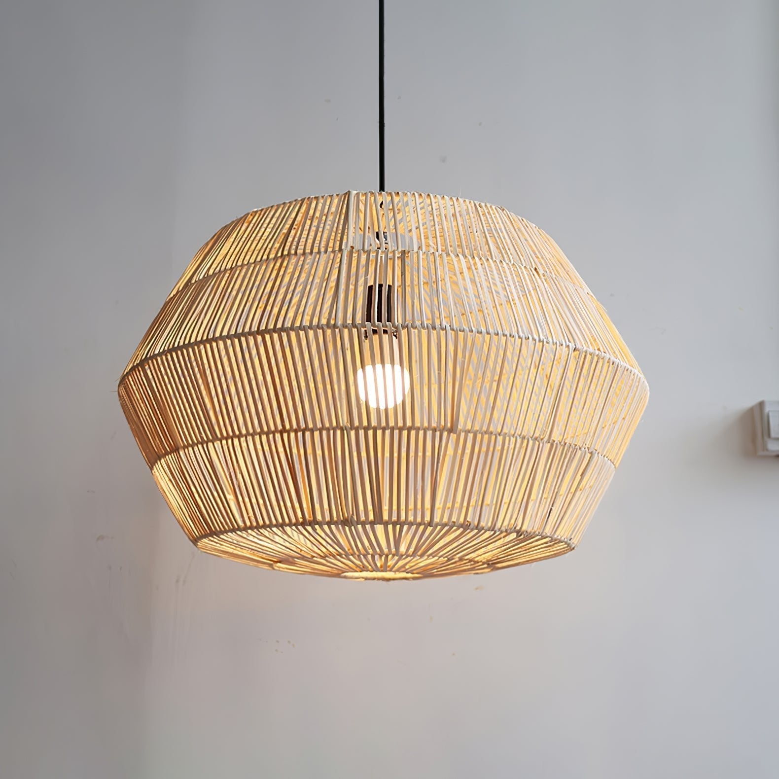 Cucarel Rattan Pendant Light - Letslighting
