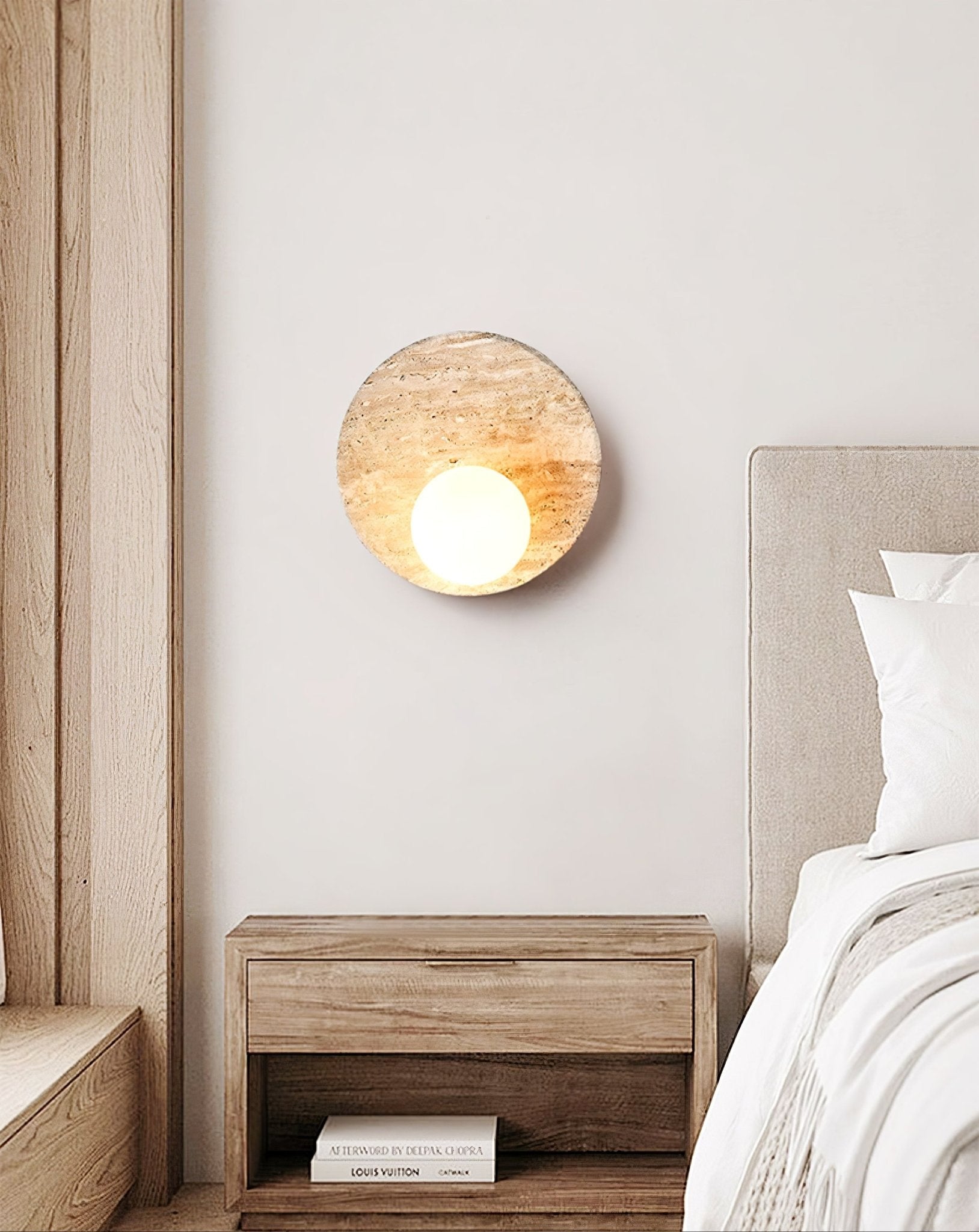 Sorella Travertine Sconce - Letslighting