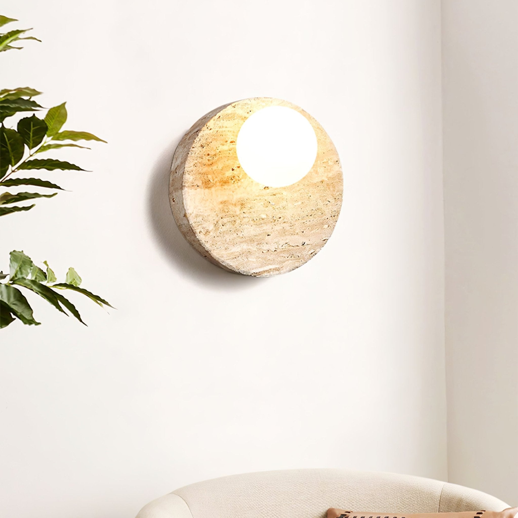 Sorella Travertine Sconce - Letslighting