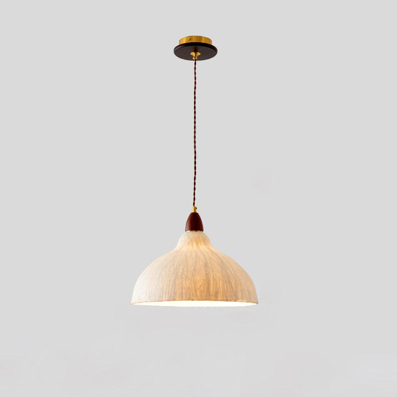 Vellara Paper & Wood Pendant Lamp - Letslighting
