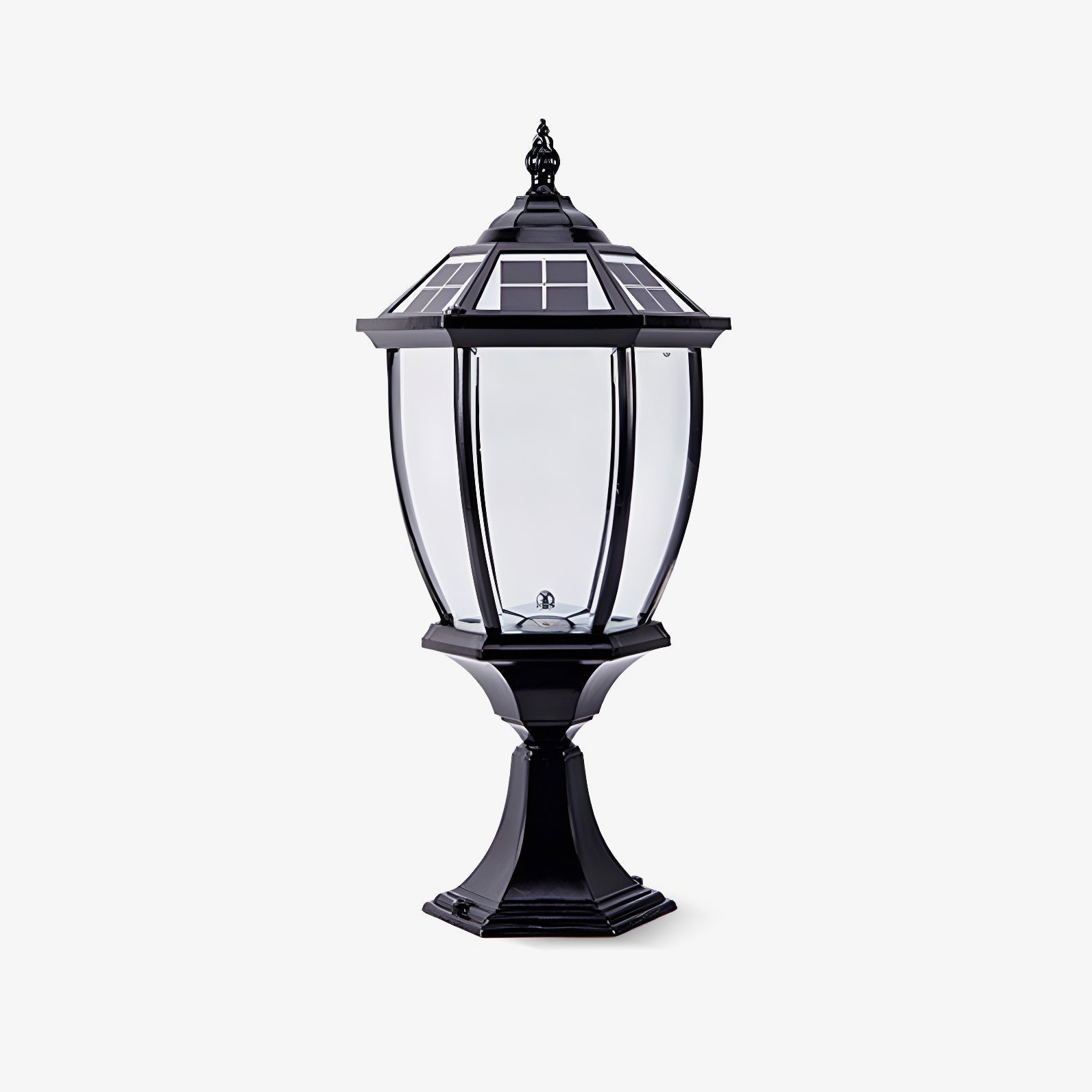 Cezoria Unique Solar Glass Lantern Outdoor Lamp - Letslighting