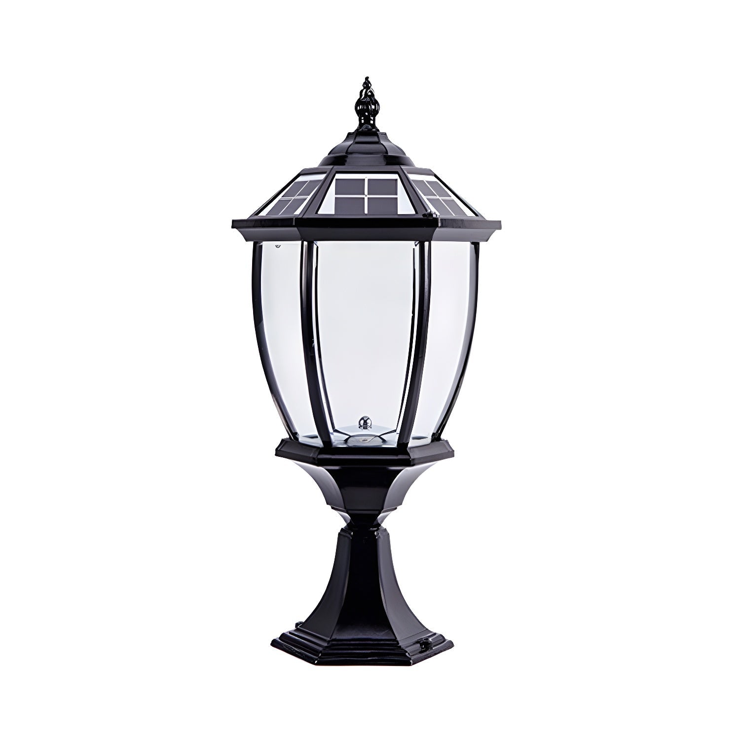 Cezoria Unique Solar Glass Lantern Outdoor Lamp - Letslighting