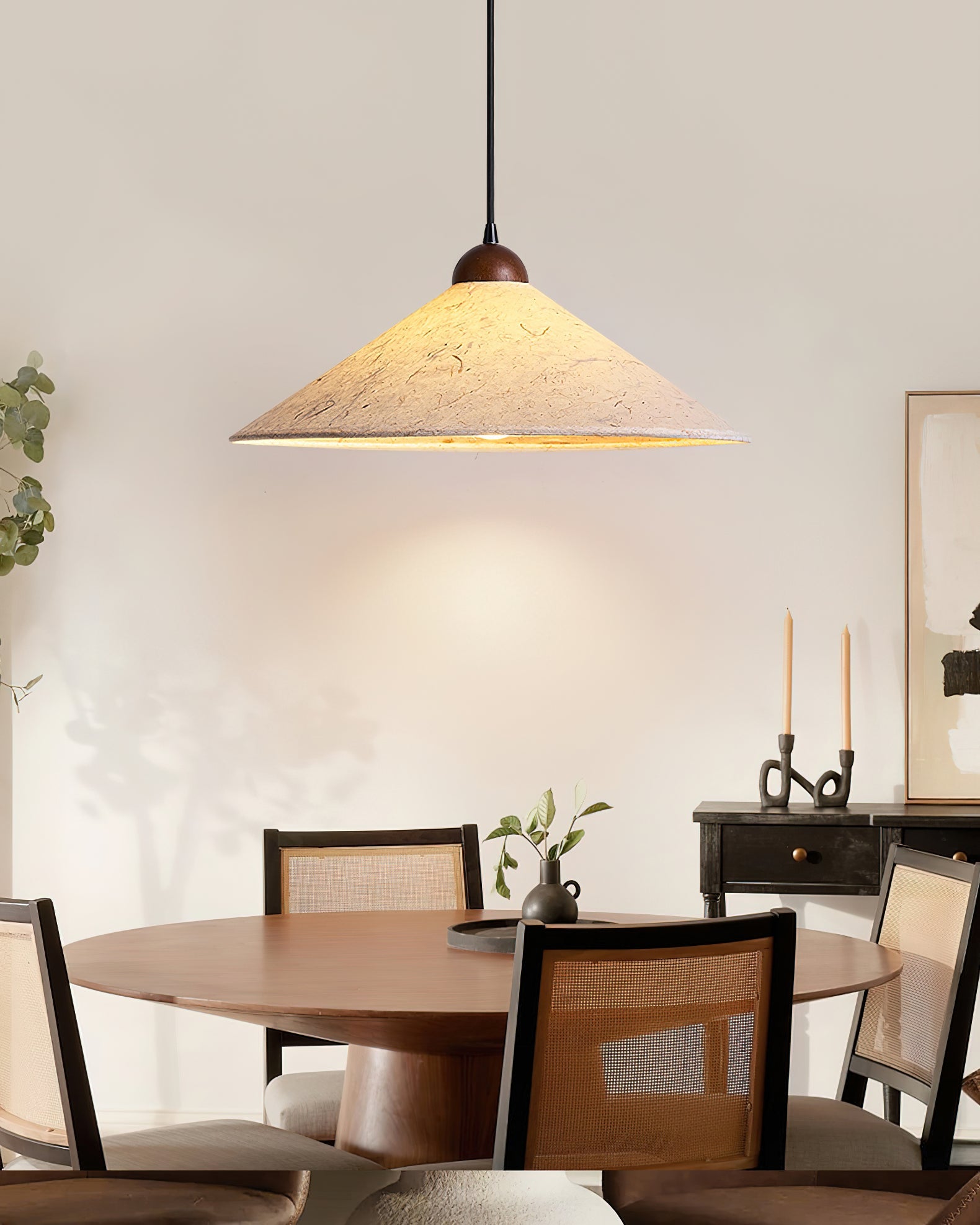 Torrent Swing Arm Pendant Light Natural - Letslighting