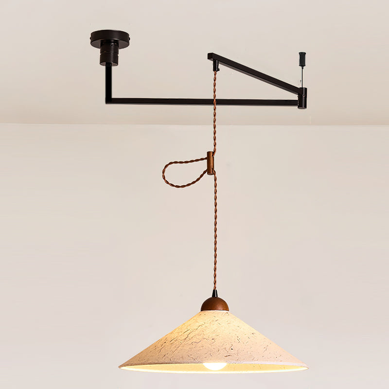 Torrent Swing Arm Pendant Light Natural - Letslighting