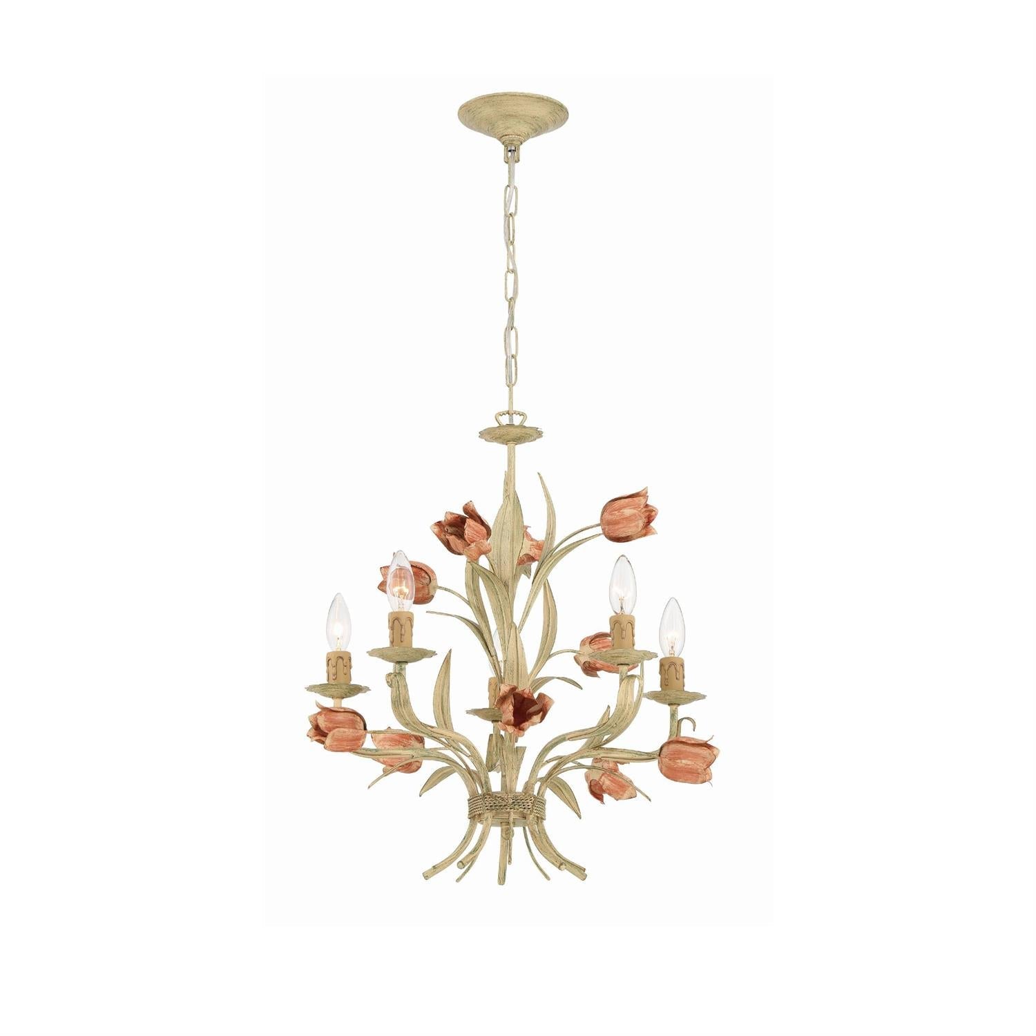 Cacaryra Classic Art Sage Rose Chandelier - Letslighting