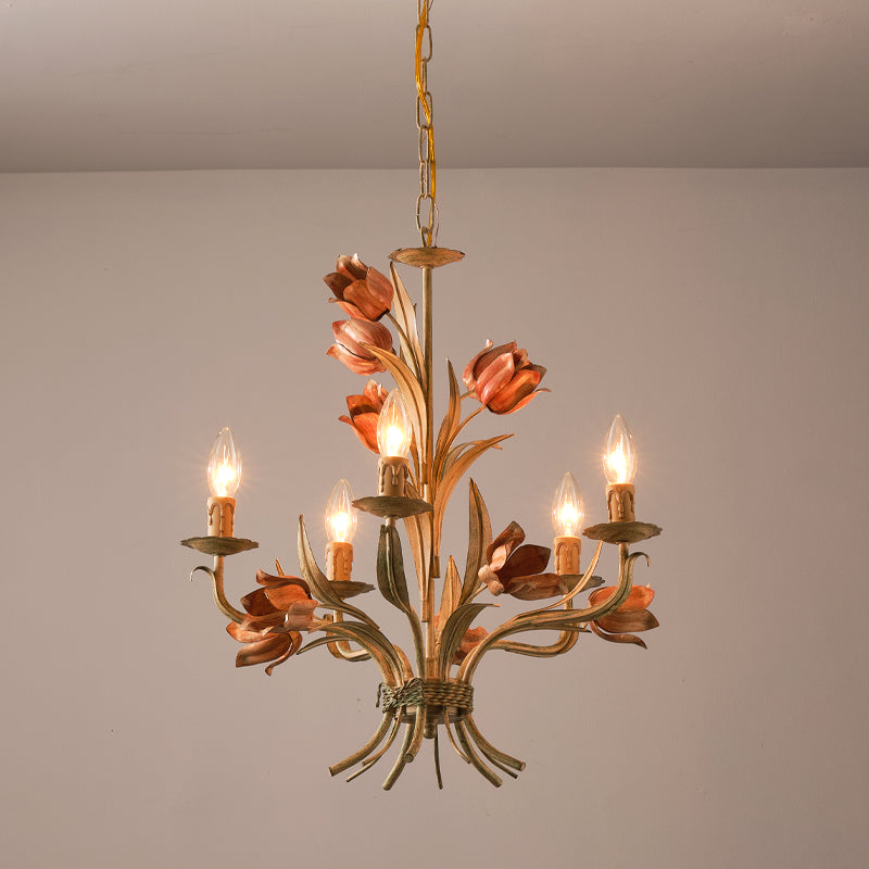 Cacaryra Classic Art Sage Rose Chandelier - Letslighting