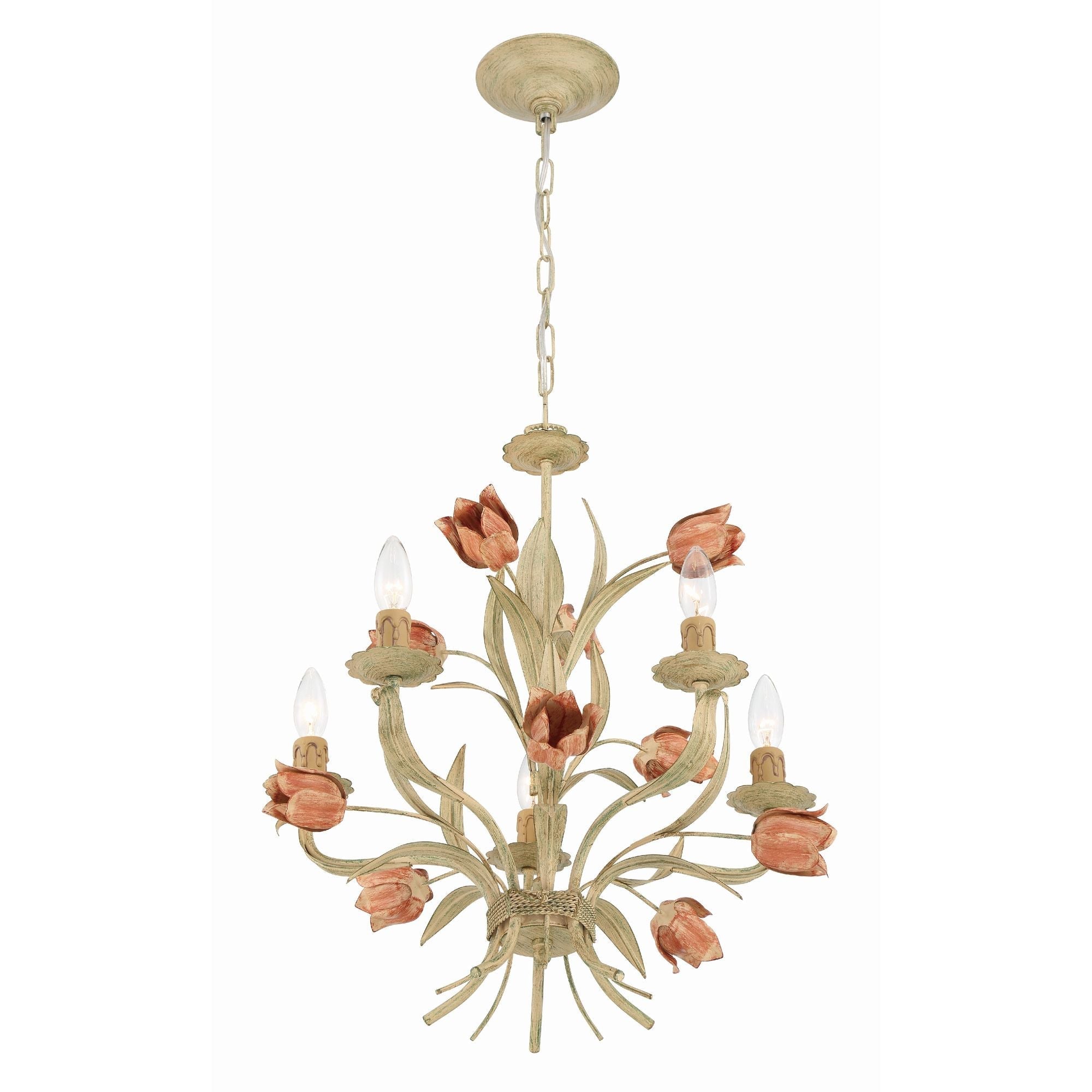 Cacaryra Classic Art Sage Rose Chandelier - Letslighting