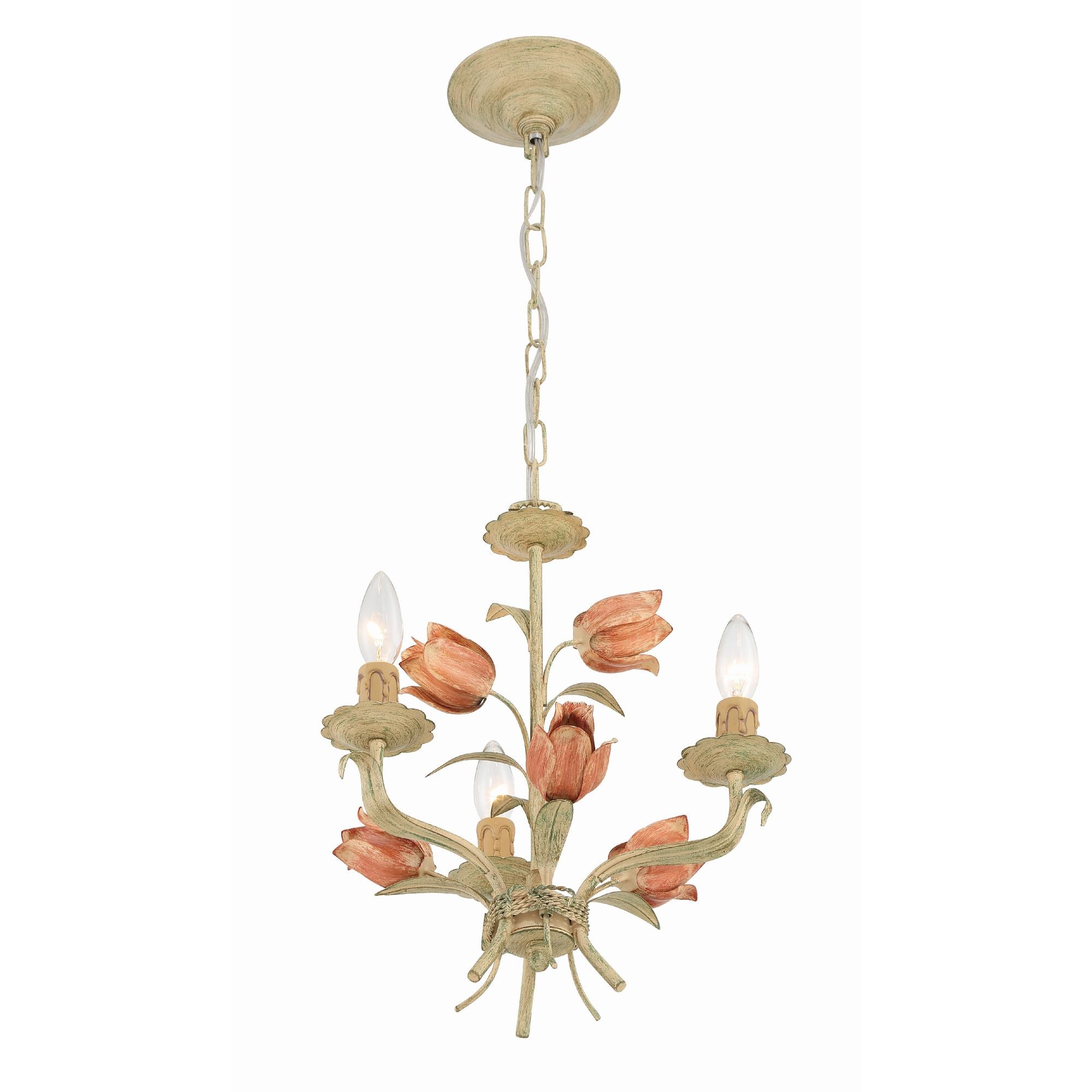 Cacaryra Classic Art Sage Rose Chandelier - Letslighting