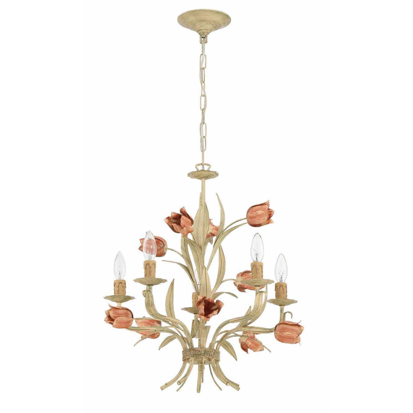 Cacaryra Classic Art Sage Rose Chandelier - Letslighting