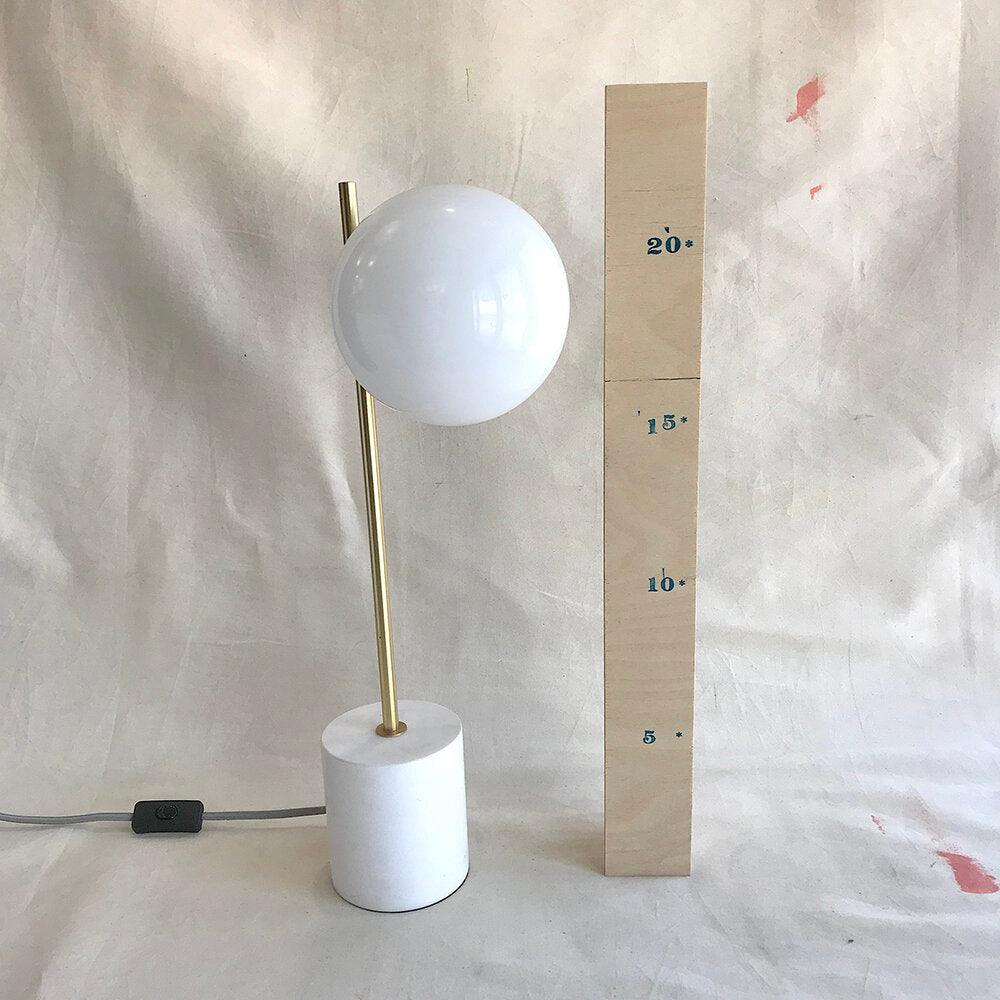 Tivra Marble Minimalist Table Lamp - Letslighting