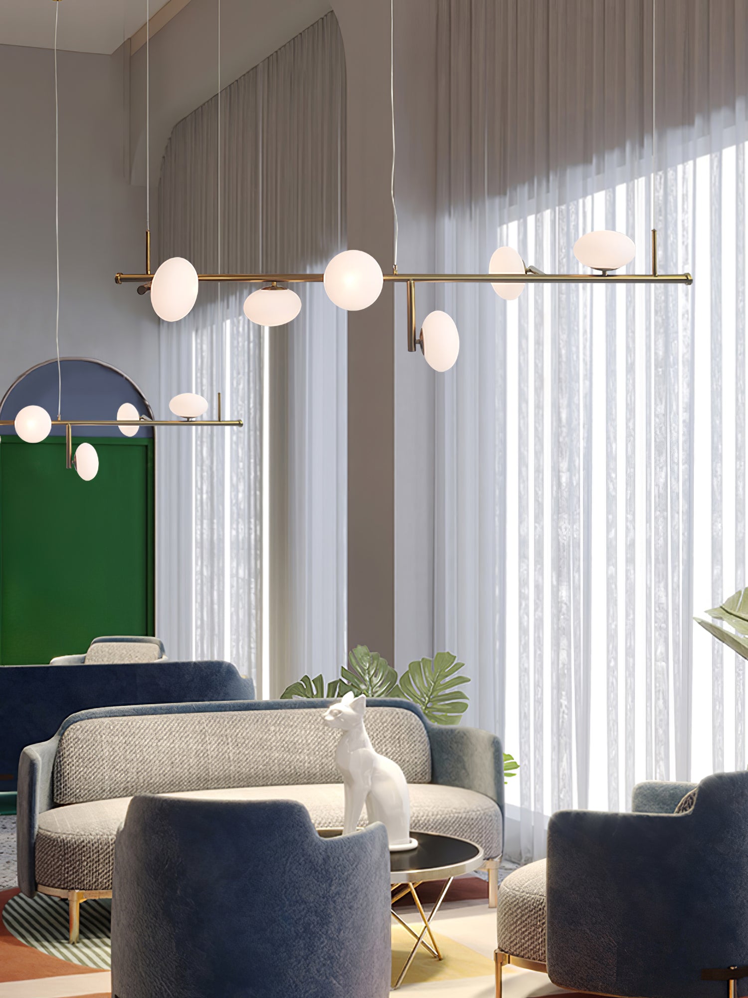 Balance Modern Glass Chandelier - Letslighting