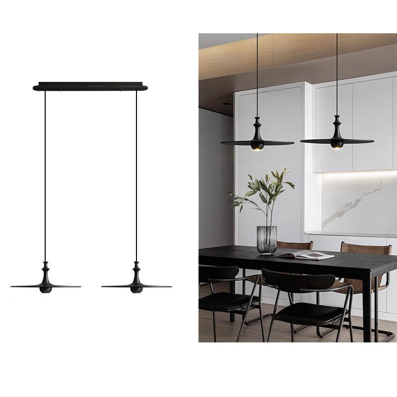 Syrinyra Sculptural Wood Disc Pendant Light - Blowlighting