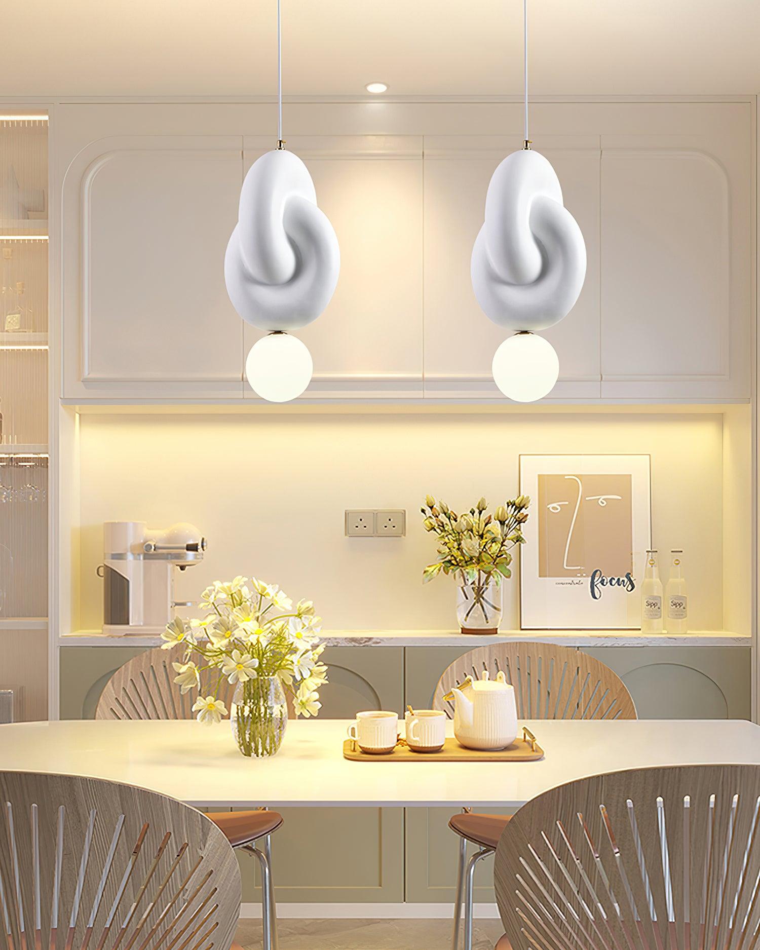 Zelireth Individual Creativity Resin Glass Pendant Lamp - Letslighting