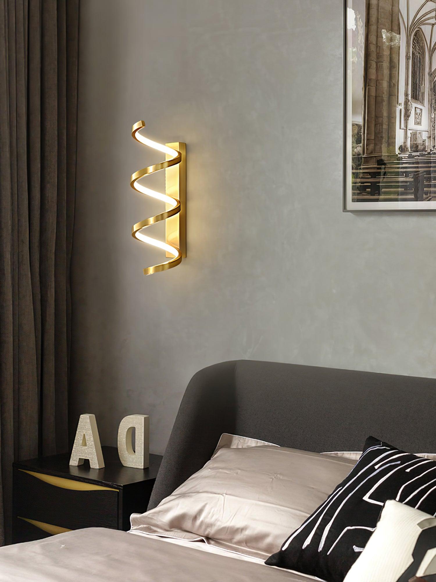 Asilion Nordic Art Spiral Wall Light - Letslighting
