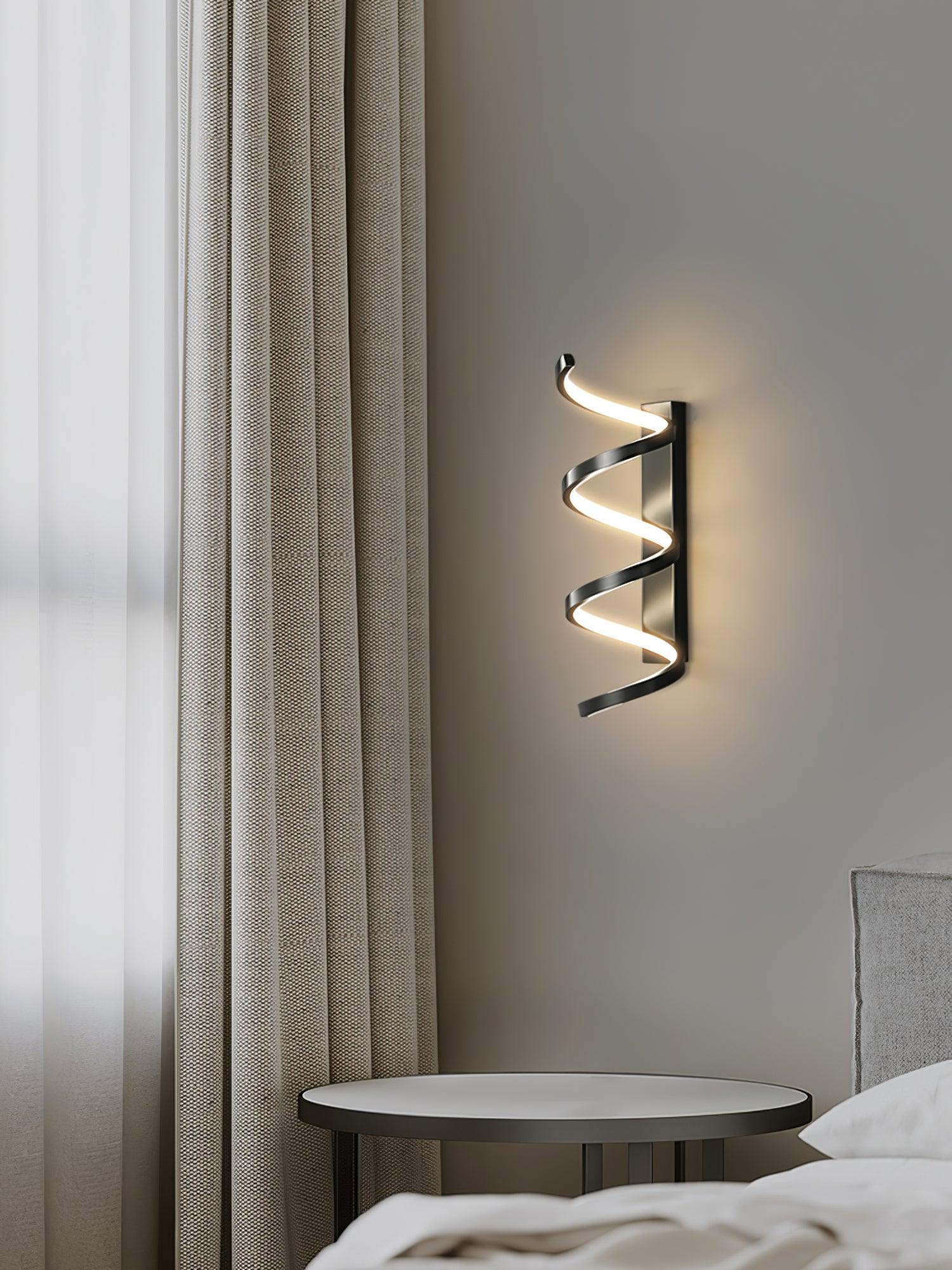 Asilion Nordic Art Spiral Wall Light - Letslighting