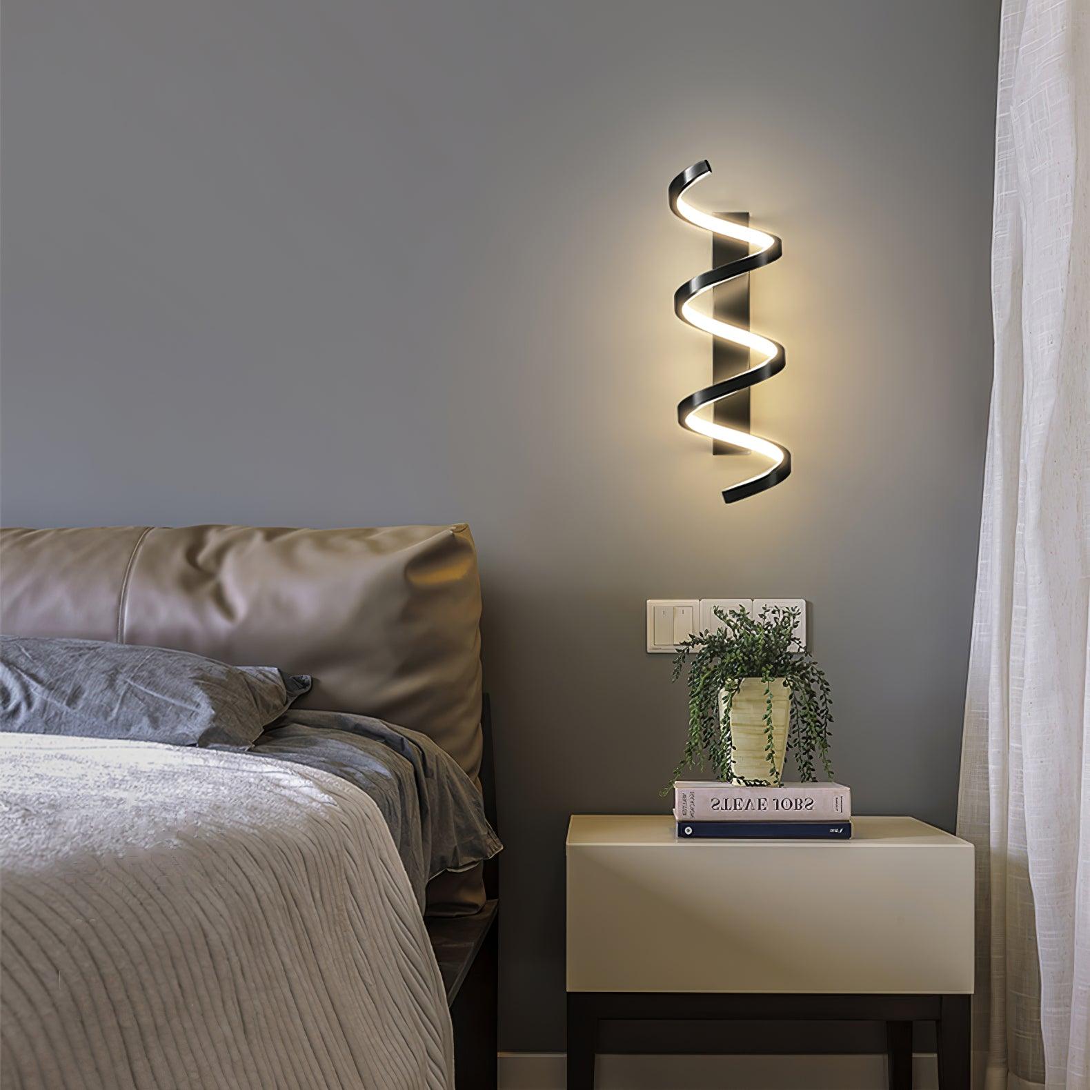 Asilion Nordic Art Spiral Wall Light - Letslighting