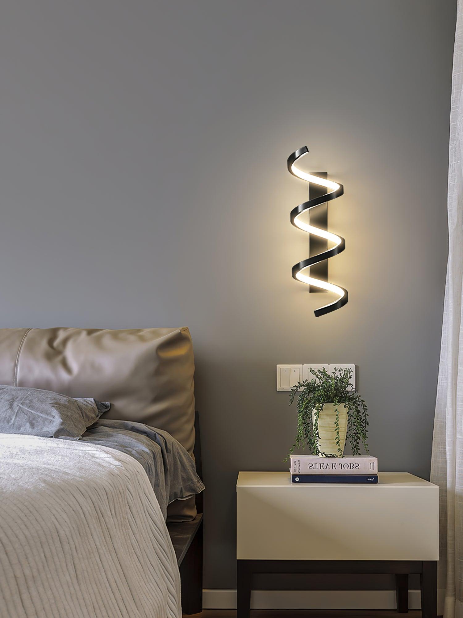 Asilion Nordic Art Spiral Wall Light - Letslighting