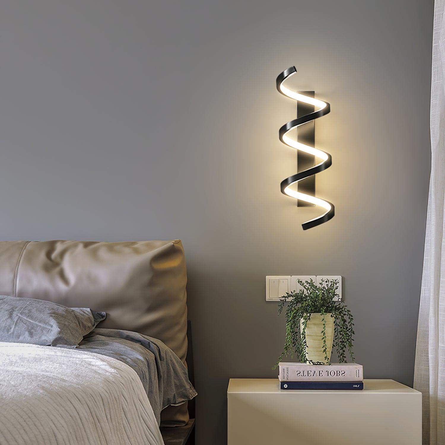 Asilion Nordic Art Spiral Wall Light - Letslighting