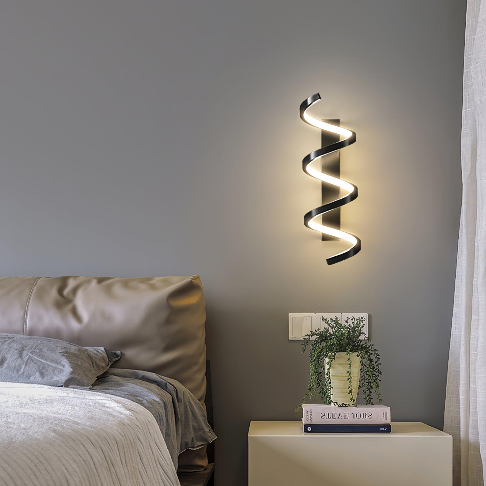 Asilion Nordic Art Spiral Wall Light - Letslighting