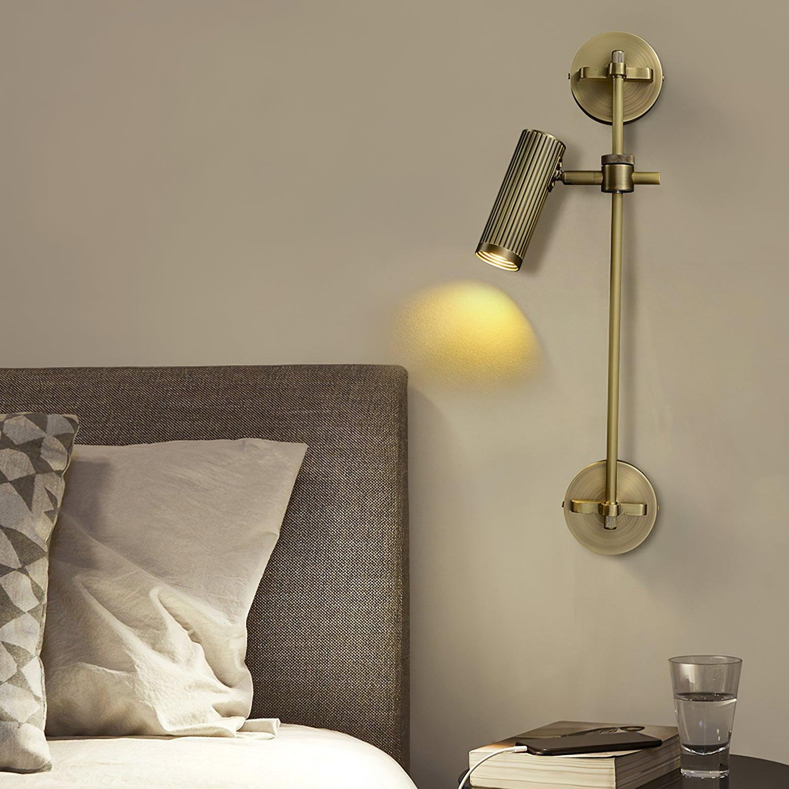 Glintice Brass Industrial Wall Lamp - Letslighting