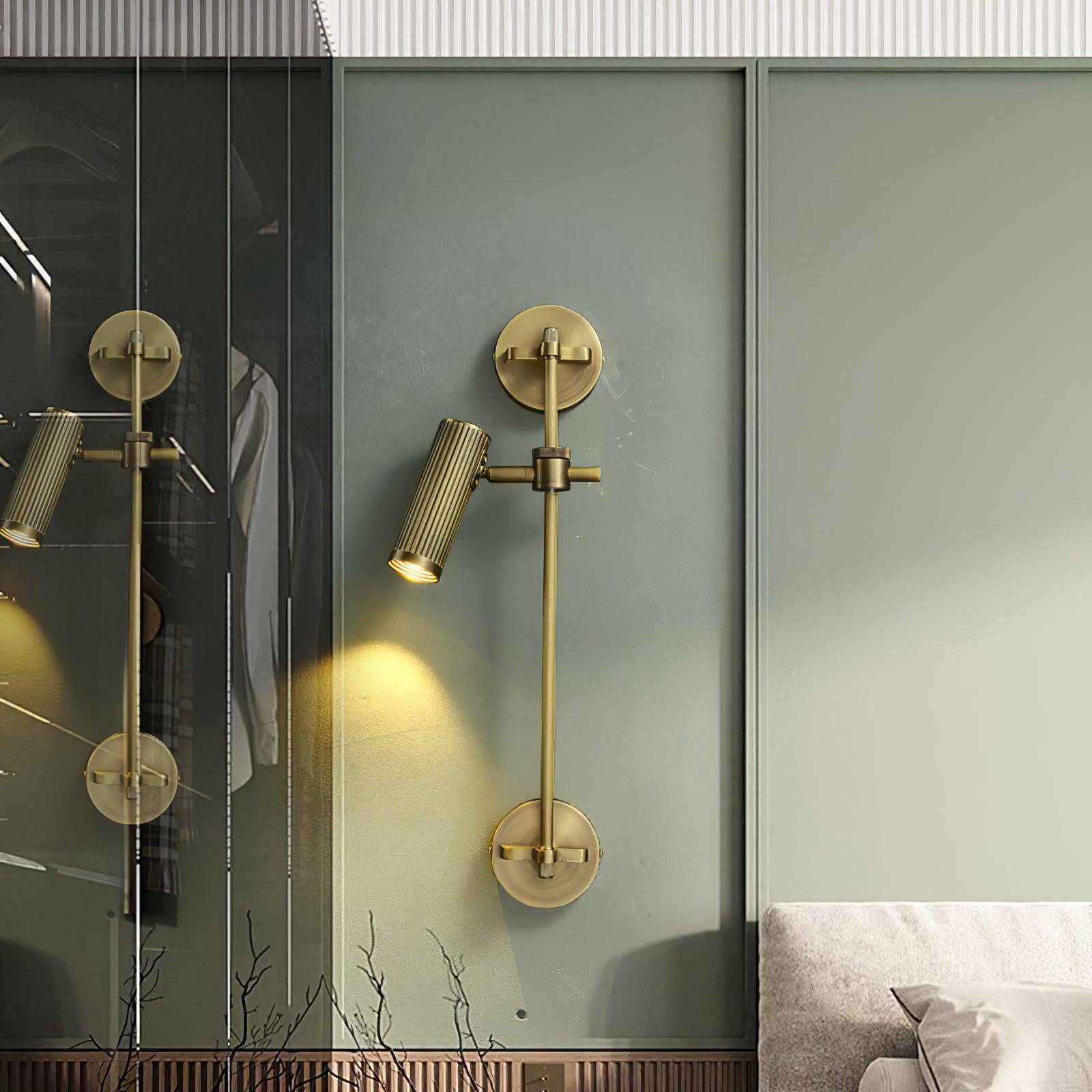 Glintice Brass Industrial Wall Lamp - Letslighting