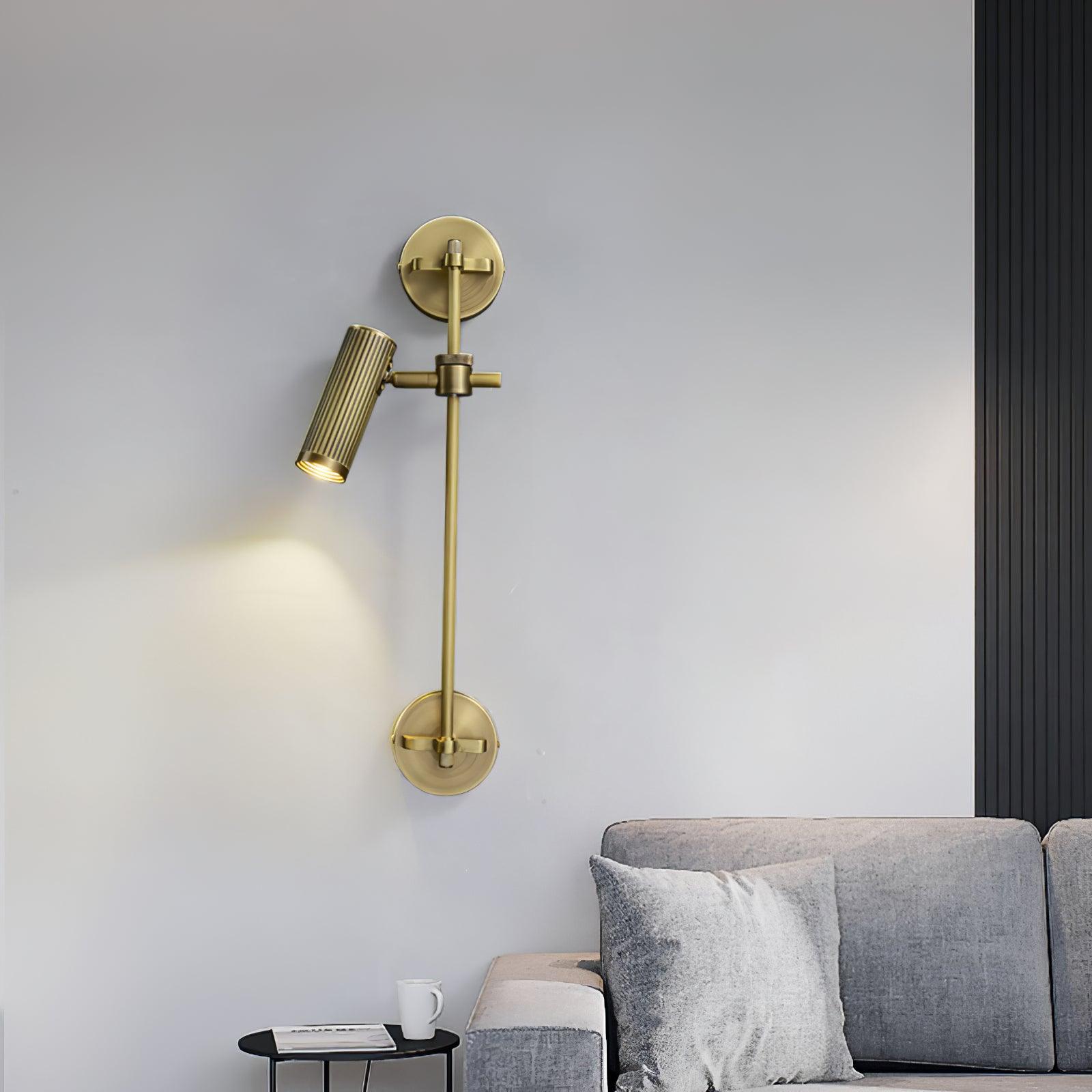 Glintice Brass Industrial Wall Lamp - Letslighting