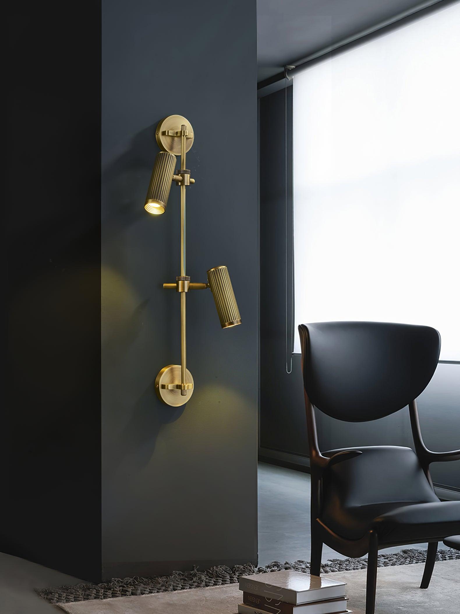 Glintice Brass Industrial Wall Lamp - Letslighting