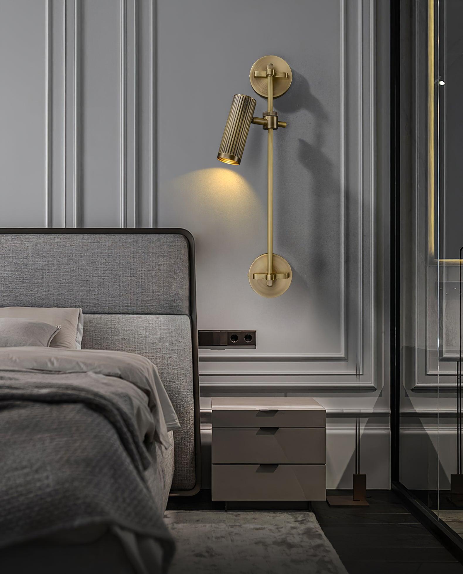 Glintice Brass Industrial Wall Lamp - Letslighting