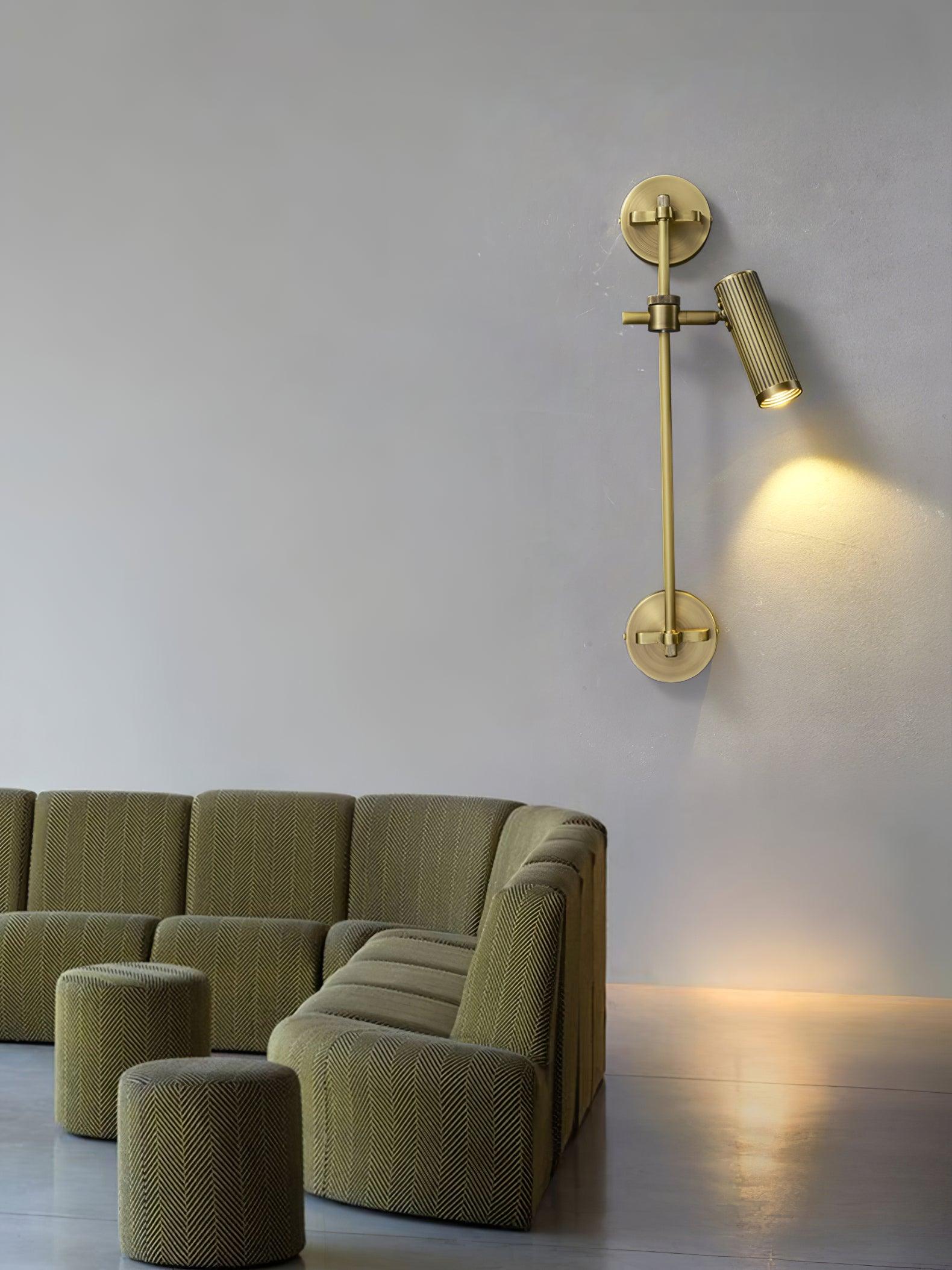 Glintice Brass Industrial Wall Lamp - Letslighting