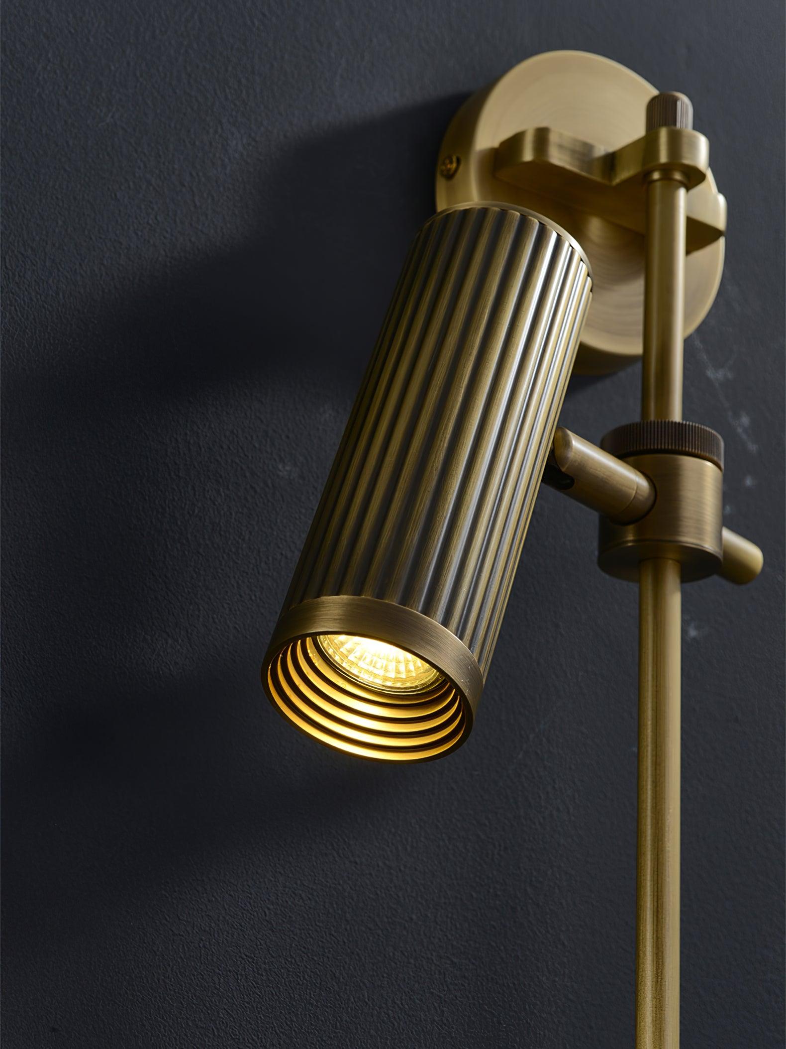Glintice Brass Industrial Wall Lamp - Letslighting