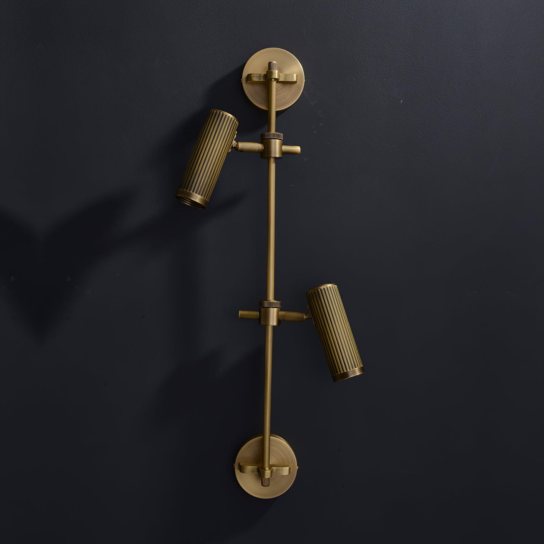 Glintice Brass Industrial Wall Lamp - Letslighting