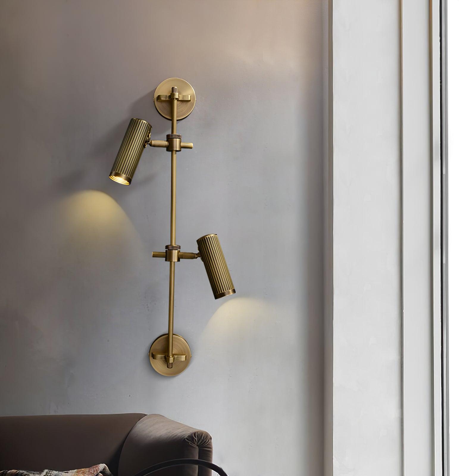 Glintice Brass Industrial Wall Lamp - Letslighting