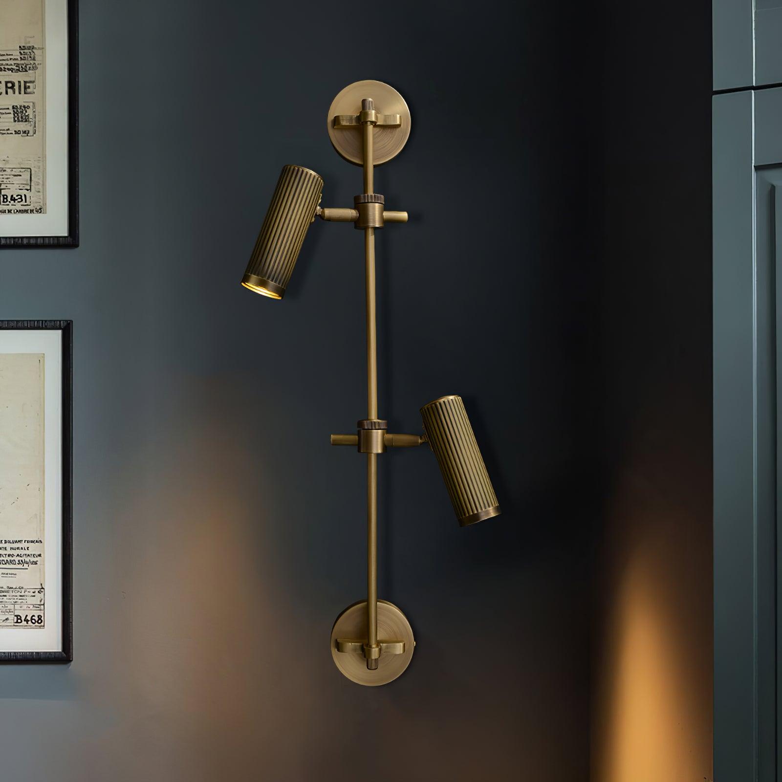 Glintice Brass Industrial Wall Lamp - Letslighting