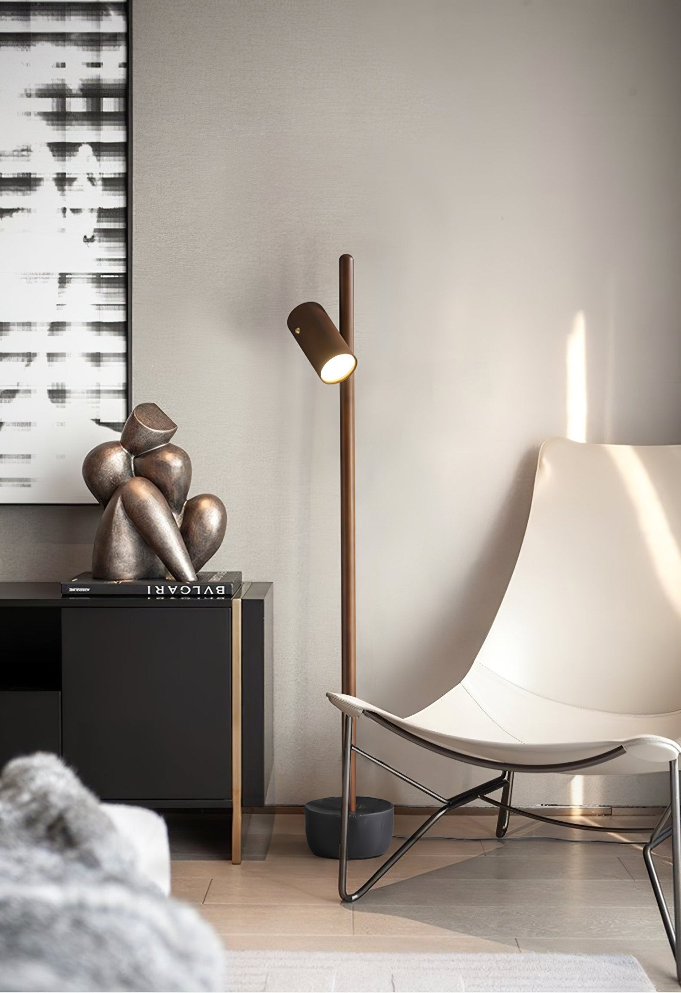 Lustra Floor Lamp Spotlight Wood - Letslighting