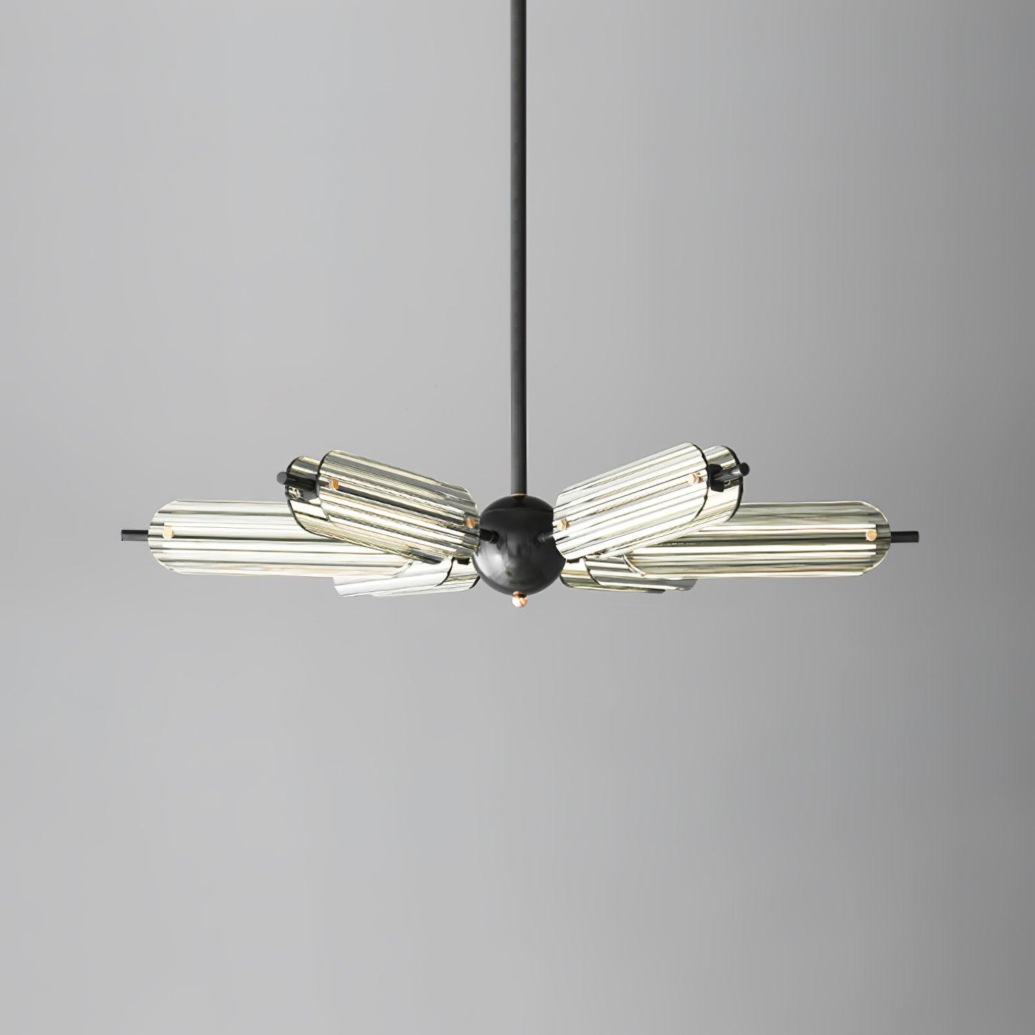 Lustra Chandelier Sputnik Brass Modern 12-Light - Letslighting