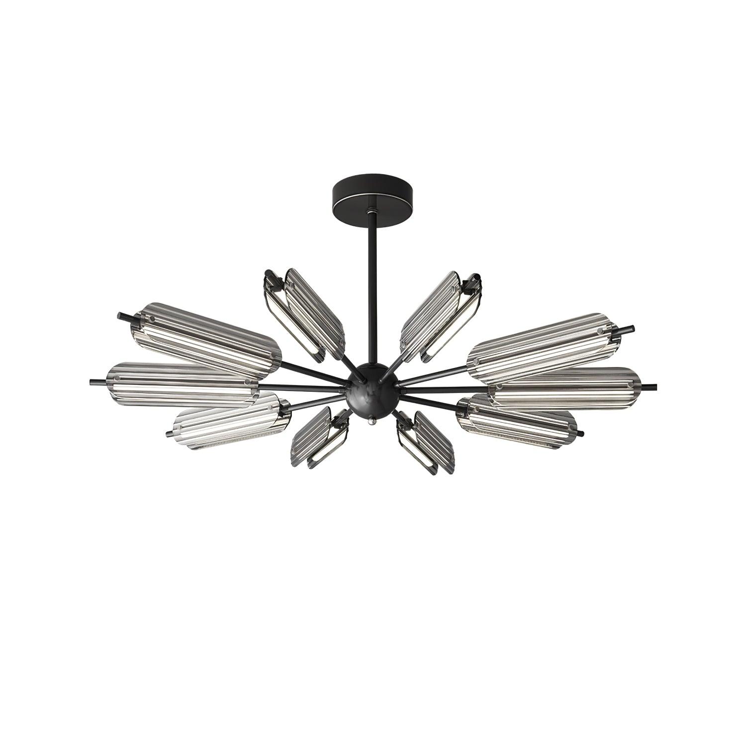 Lustra Chandelier Sputnik Brass Modern 12-Light - Letslighting