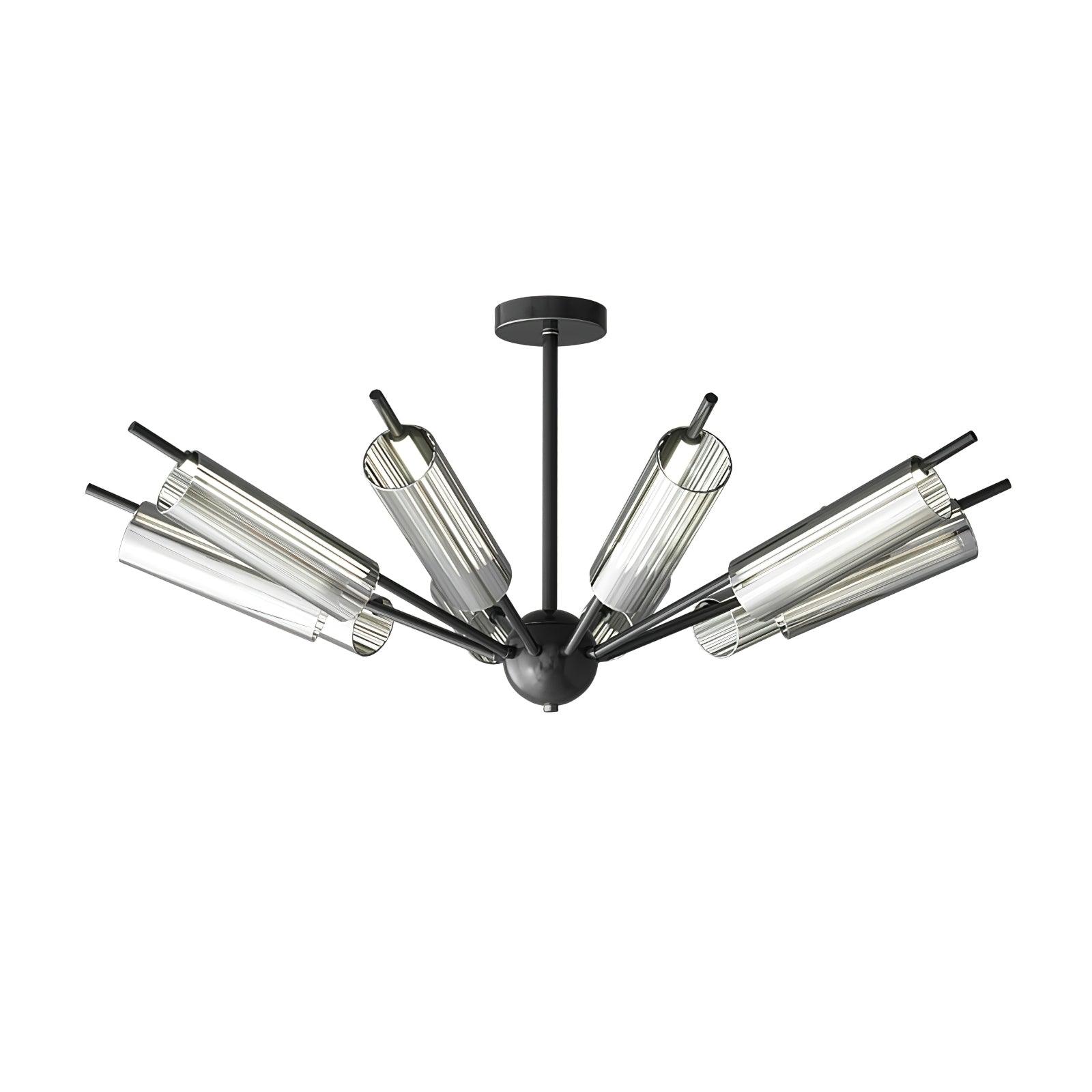 Lustra Chandelier Sputnik Brass Modern 12-Light - Letslighting