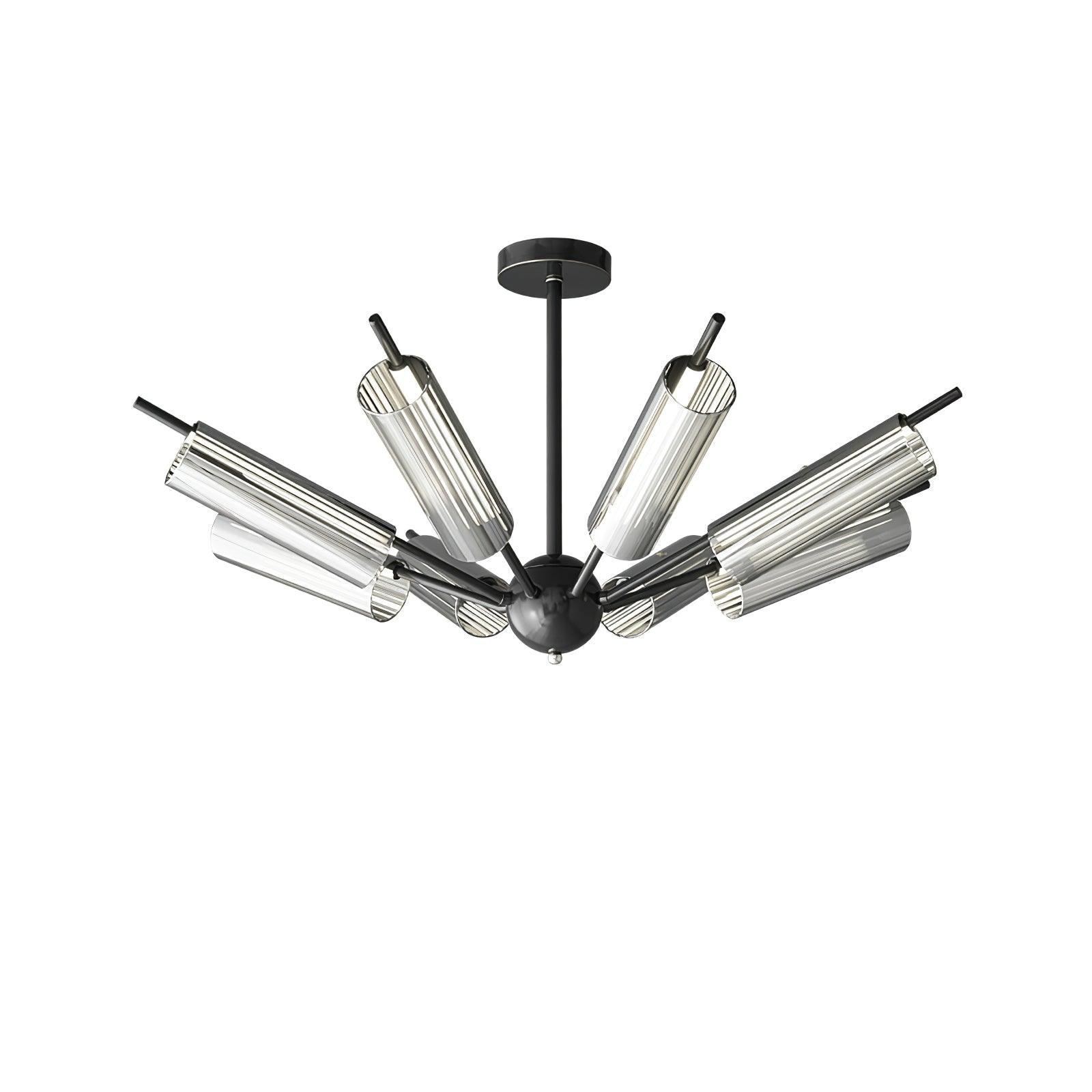 Lustra Chandelier Sputnik Brass Modern 12-Light - Letslighting