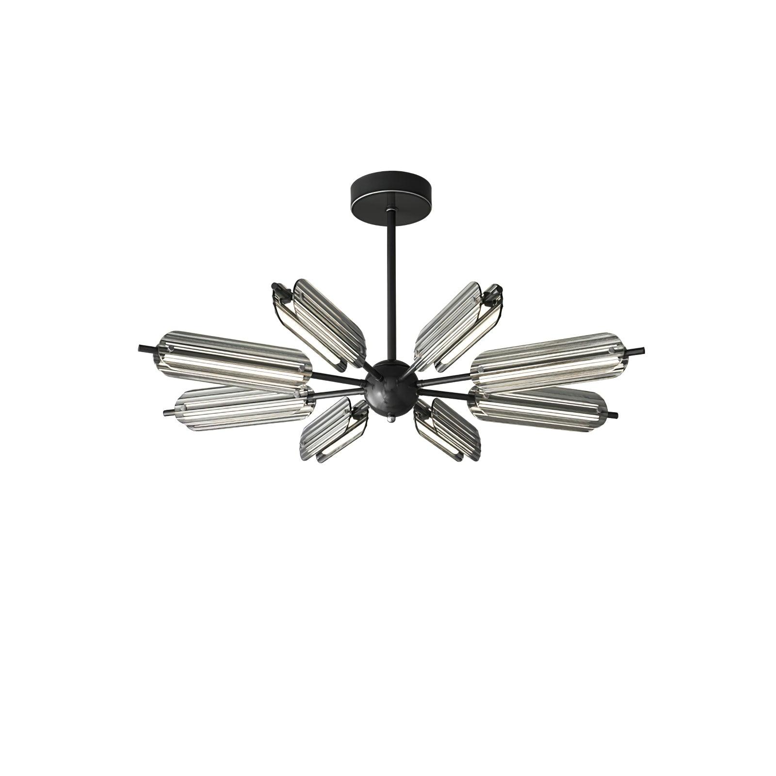 Lustra Chandelier Sputnik Brass Modern 12-Light - Letslighting